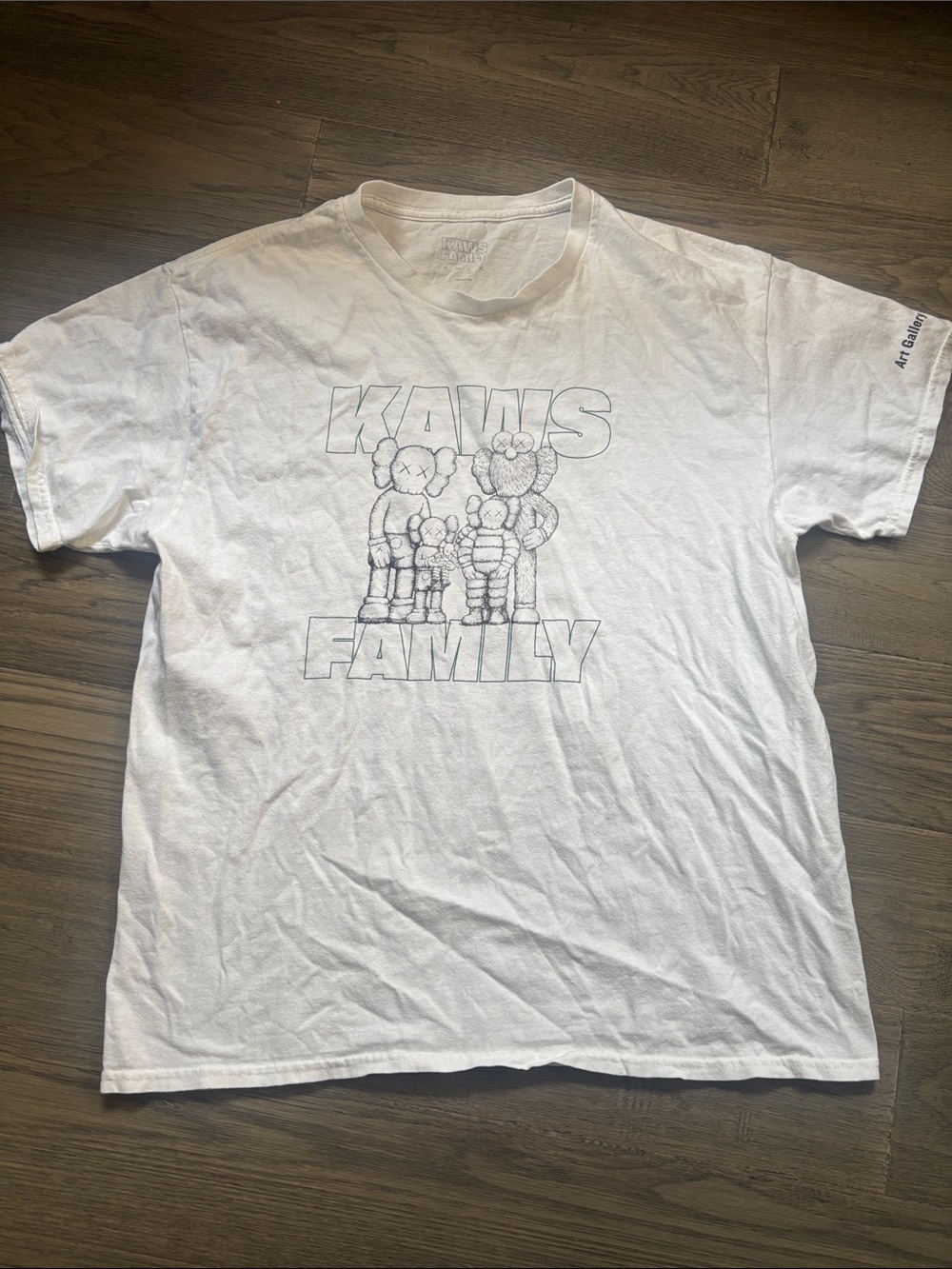 KAWS | Rare FAMILY Exhibition T-Shirt Art Gallery of Ontario Collectible Large